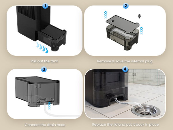 dehumidifier with drain hose