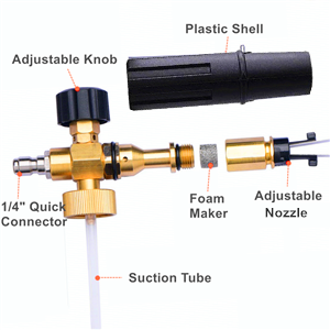 High Pressure Washer Gun Snow Foam with 5 Nozzle Tips