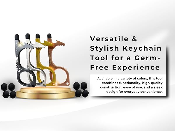 nocontactkey hands free keychain tool no touch door opener keychain hands free door opener keychain