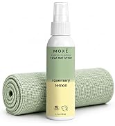 MOXE Yoga Mat Cleaner, Green America Certified, Rosemary and Lemon Essential Oils, Safe for All M...