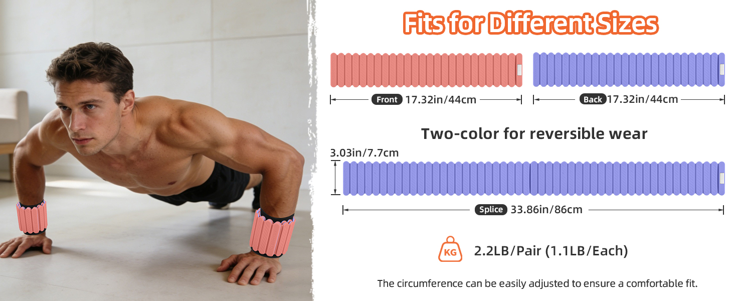 Magnetic wrist & ankle weights