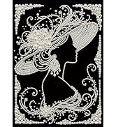 DIADAY Pearl Painting Kit for Adults Woman, 3D Diamond Art 12x16 Inch | Pearl Diamond Art kit wit...