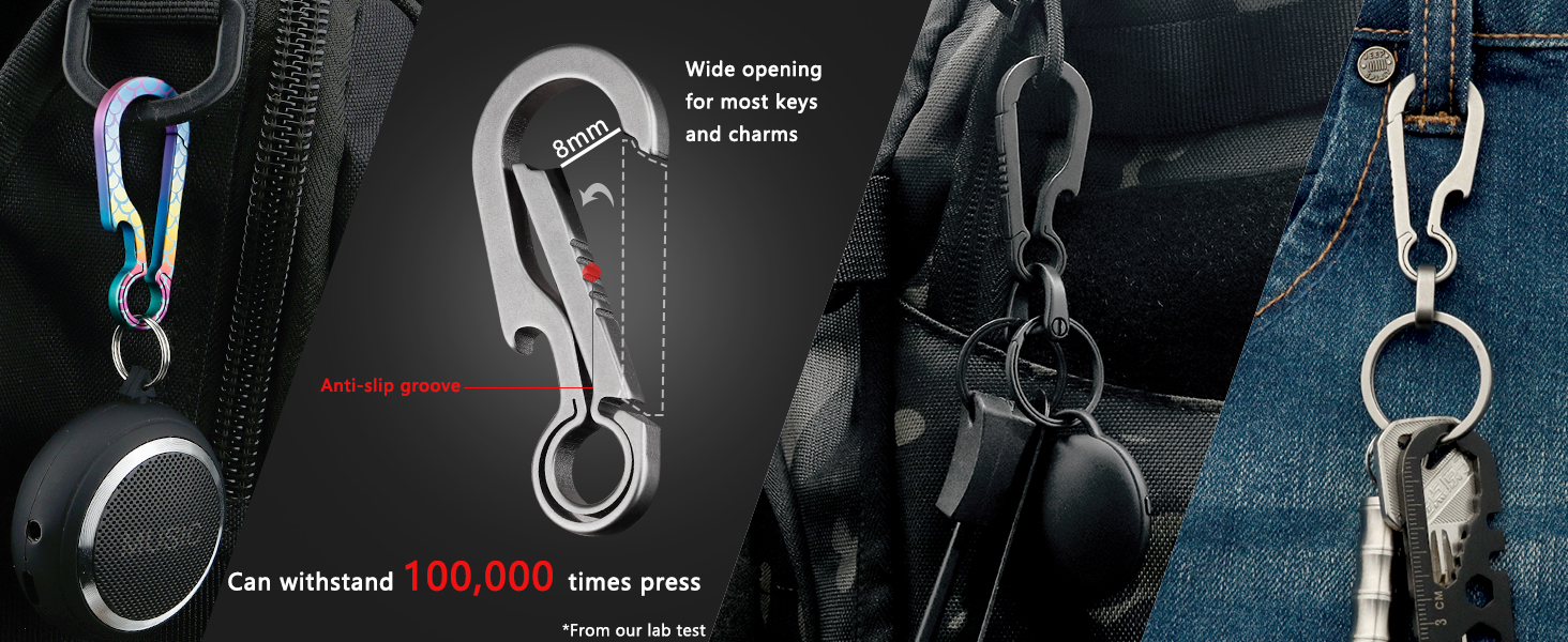 titanium keychain