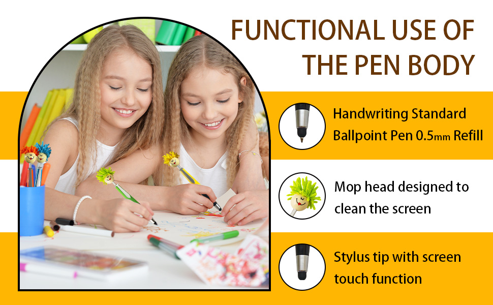 FUNCTIONAL USE OFTHE PEN BODY