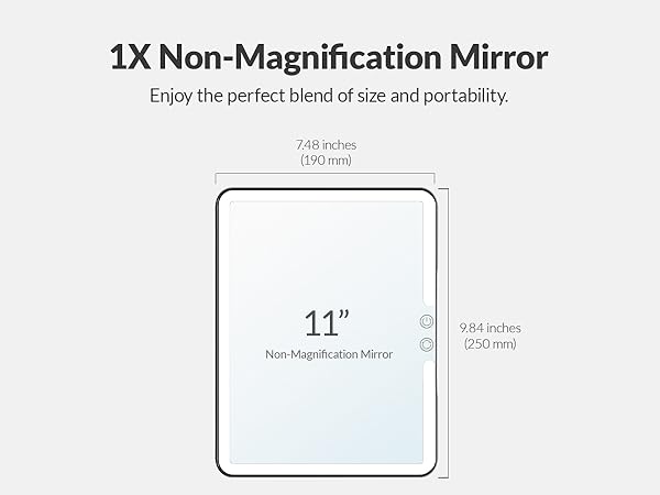 HUGOAI Lighted makeup mirror