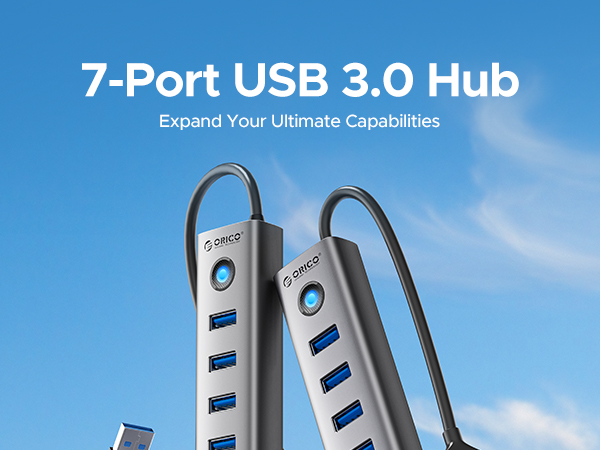 7 port usb 3.0 hub
