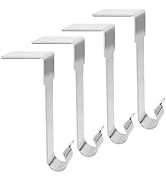 Doitory Christmas Stocking Holder Hanger,4 or 6 Pack Stocking Holders for Fireplace and Mantle fo...