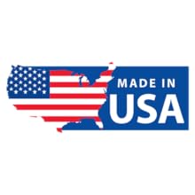 United States with US flag, text - MADE IN USA
