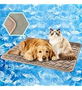 MeiLiMiYu Dog Cooling Mat 2026 Upgraded Arc-Chill Cooling Dog Bed Mat, Washable Pet Cooling Pad (...