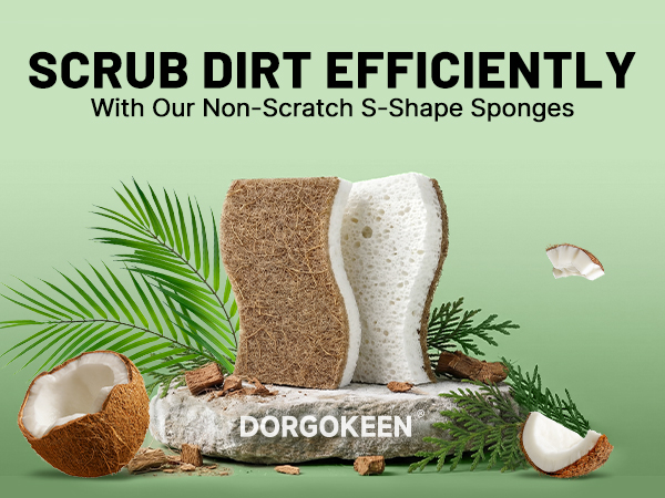 Biodegradable Kitchen Dish Sponges
