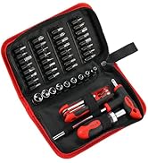 Ratcheting Magnetic Screwdriver Bit Set T-handle 6 in 1 Hex Key Set Allen Wrench Set Hex Torx Slo...