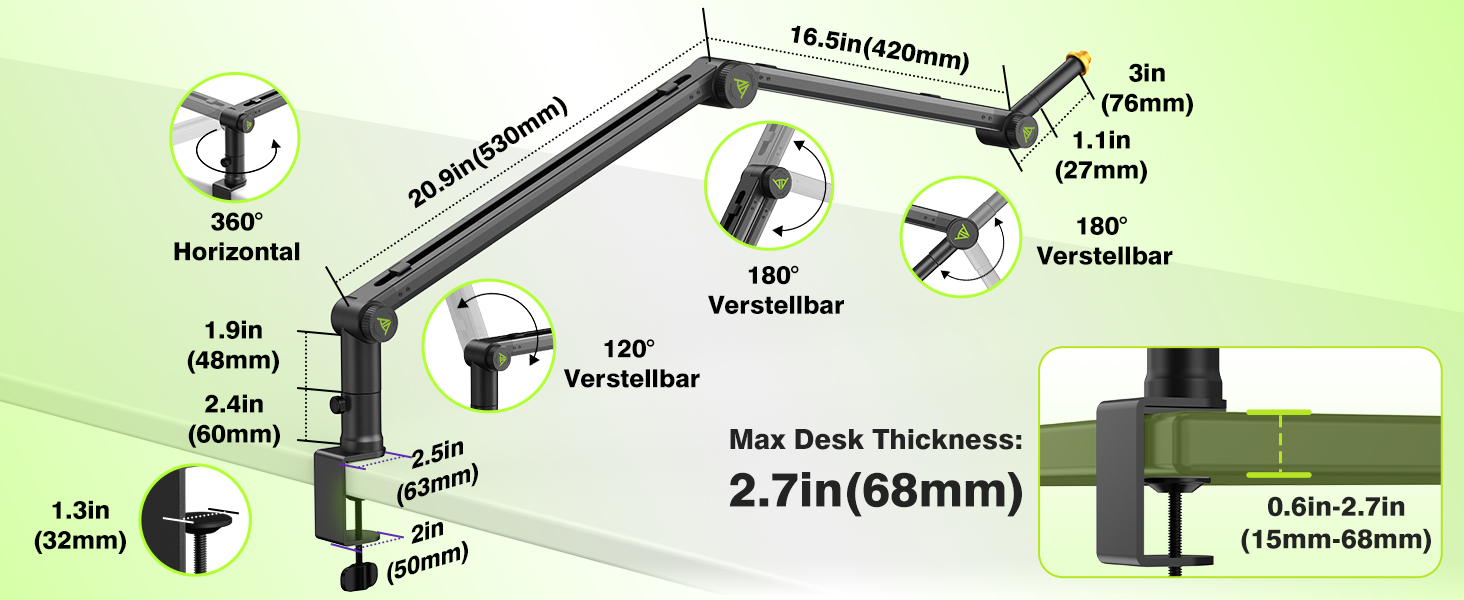 950mm Extra Long Reach