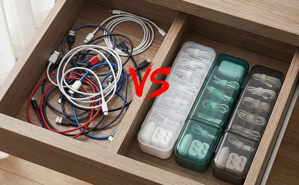 Charger Cable Cord Storage