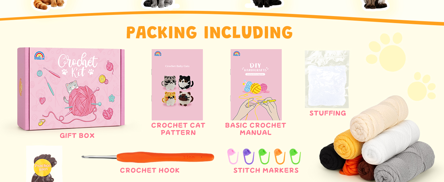 all in one crochet kit for beginners