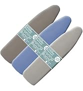Home Intuition Iron Scorch Resistant Ironing Board Cover and Pad, 15x54, Standard Size Coated Thi...
