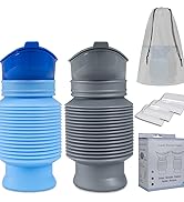 Pee Bottles for Men, Adjustable Emergency Urinal 750ml, Car Pee Bottle for Men and Women, Portabl...