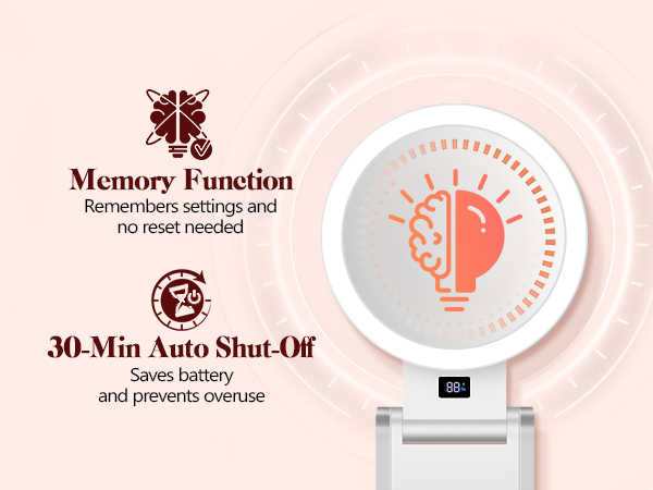 lighted mirror with magnification