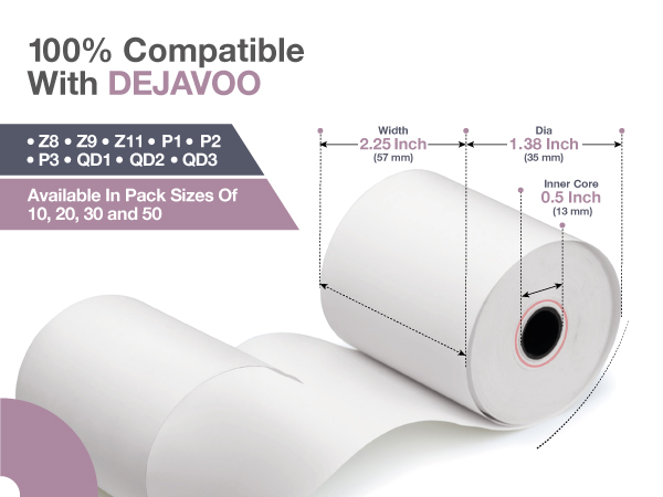 dejavoo receipt paper