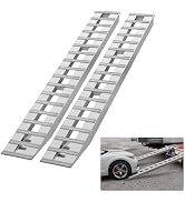 VEVOR 108" x 15" Aluminum Ramps, 10000 LBS Capacity Loading Ramps for Motorcycle, Dirt Bike, Trai...