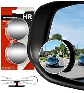 Aenfaiy Blind Spot Mirror for Car (2 Pack) - HD Frameless Wide-Angle Convex Mirror for Side View ...