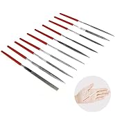 Kalim MINI Diamond Needle File Set (10pcs 150 Grit Precision Diamond File)