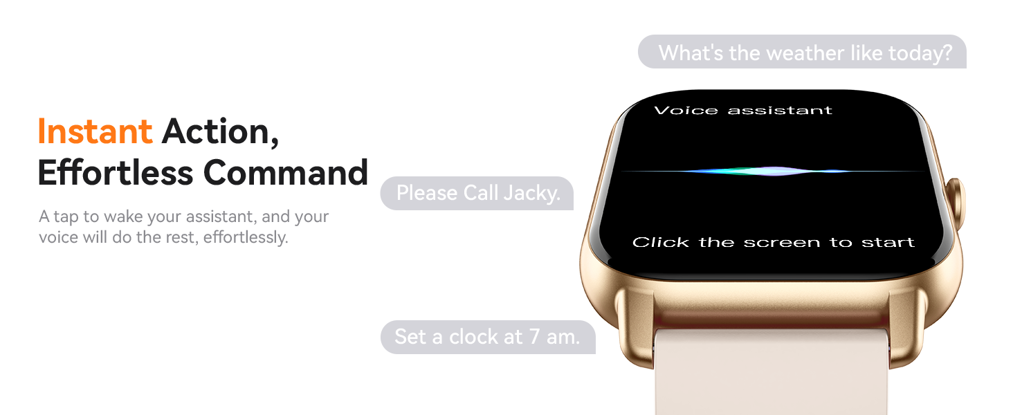 smart watch with voice assistant