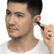 wahl lithium pen eyebrow neck nose ear neckline trimmer trim face groomer groom detailer travel