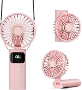 Portable Handheld Mini Fan, USB Rechargeable Fodable Personal Fans, 5 IN 1Cooling Table Fan, 4000...
