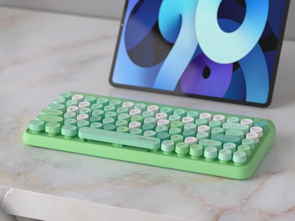 bluetooth wireless keyboard pink