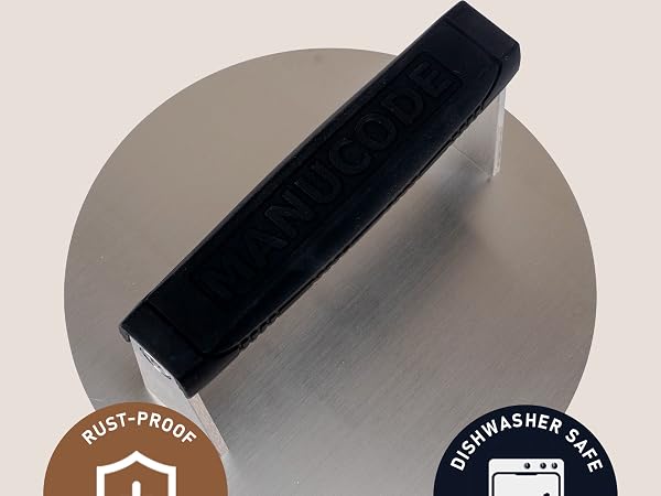 stainless steel dishwasher safe press
