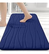 Buganda Memory Foam Bathroom Rug Mat 24x16, Extra Soft and Absorbent Bath Mats, Non-Slip and Mach...