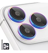 Zevytop Camera Lens Protector for 17 Pro/17 Pro Max, Individual Tempered Glass Camera Protector w...