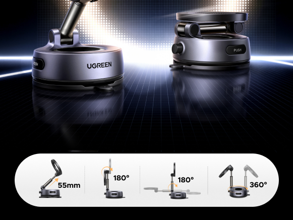 360° adjustable