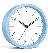 Noubnea Loud Alarm Clock for Heavy Sleepers Adults, 4.5" Simple Alarm Clock Battery Operated with...