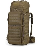 Mardingtop 75L Molle Hiking Internal Frame Backpacks with Rain Cover for Camping,Backpacking,Trav...
