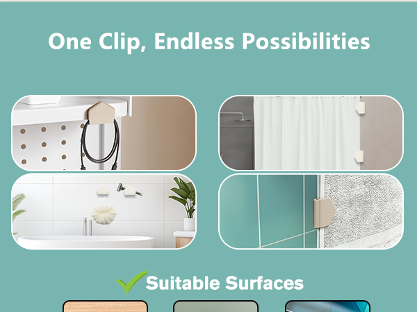 shower curtain clips