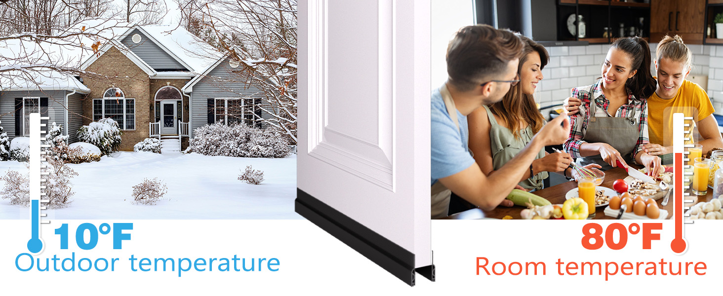 door draft stoppers for bottom of door