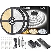 NOVOSTELLA 79ft(2rolls) Tunable White LED Strip Light Kit 2688LEDs Dimmable 3000K-6500K 24V Flexi...