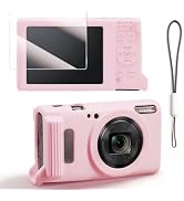 Tedubax Silicone Case for Canon PowerShot ELPH 360/IXY 650 with Screen Protector and Lanyard,Soft...