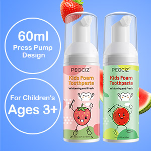 kids foam toothpaste