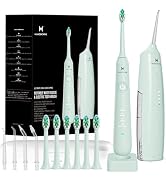 2-1 Oral Clean Kit- Water Dental flosser & Electric Toothbrush Combo- Brushing & Flossing- for Te...