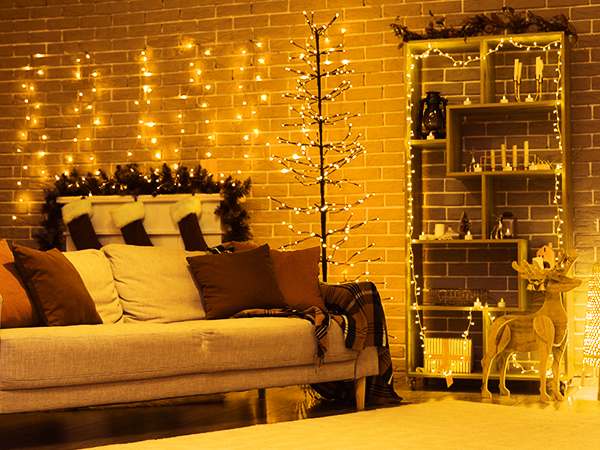 Easy Installation Copper Wire Lights Portable Battery Powered Lights