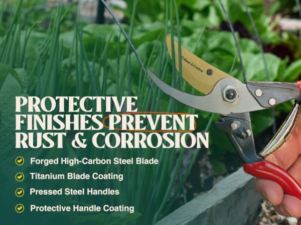 Bypass pruning shears, pruners, garden shears, garden scissors, gardening shears, garden clippers
