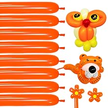 260 balloons orange