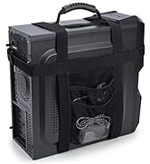 Trunab PC Tower Carrying Strap with Rubber Handle, Desktop Carrying Case Belt Computer Travel Hol...