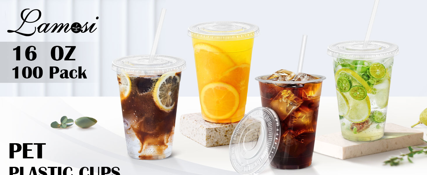 clear plastic cups with lids