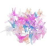 ZGLUZP 30 Pcs Dragonfly Orchid Clips Orchid Grower Support Cute Garden Plant Flower Vine Support ...