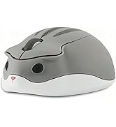 Wireless Mouse Bluetooth Mouse Cute Hamster Shape Kawaii Fun Portable Silent Lightweight Quiet Co...