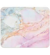 Marble Mouse Pad, Audimi Blue and Pink Mouse Pad Non-Slip Rubber Base for Laptop PC Office Workin...