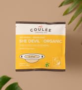 Coulée EcoPour She Devil Coffee, All Paper Single Serve Arabic Coffee, Medium Roast, Use for Camp...